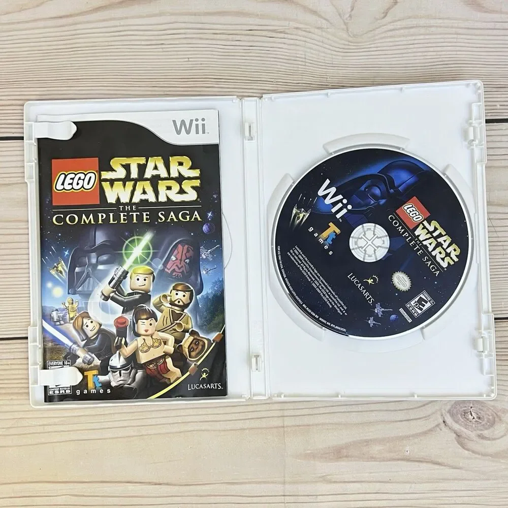 LEGO Star Wars - The Complete Saga (Nintendo Wii, 2007) CIB w/Manual -TESTED VG+
